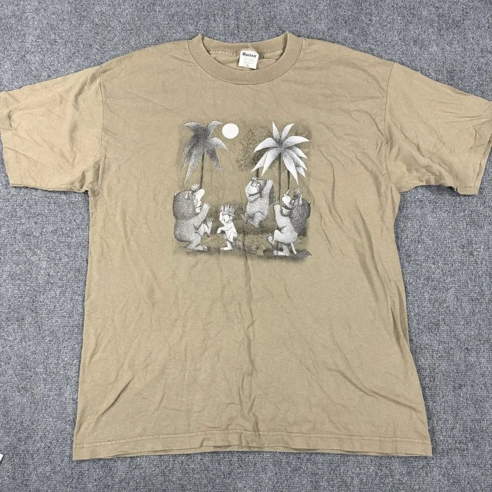 Vintage Where The Wild Things Are T Shirt Mens XL 90s Promo Wild Rumpus USA